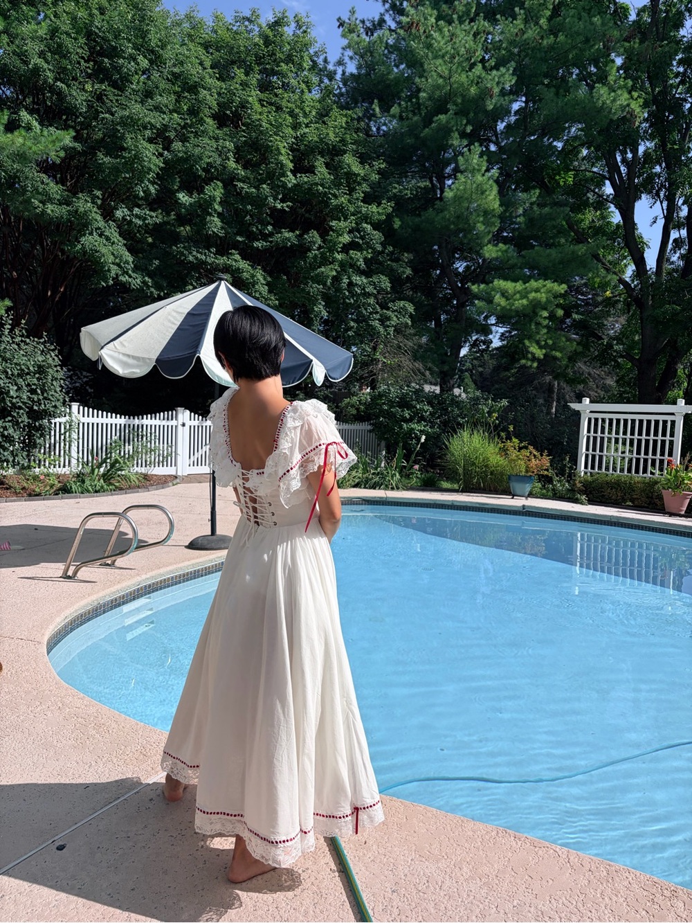 NWOT Selkie The Heathcliff Cupid Dress in White, Size S - Picture 6 of 15